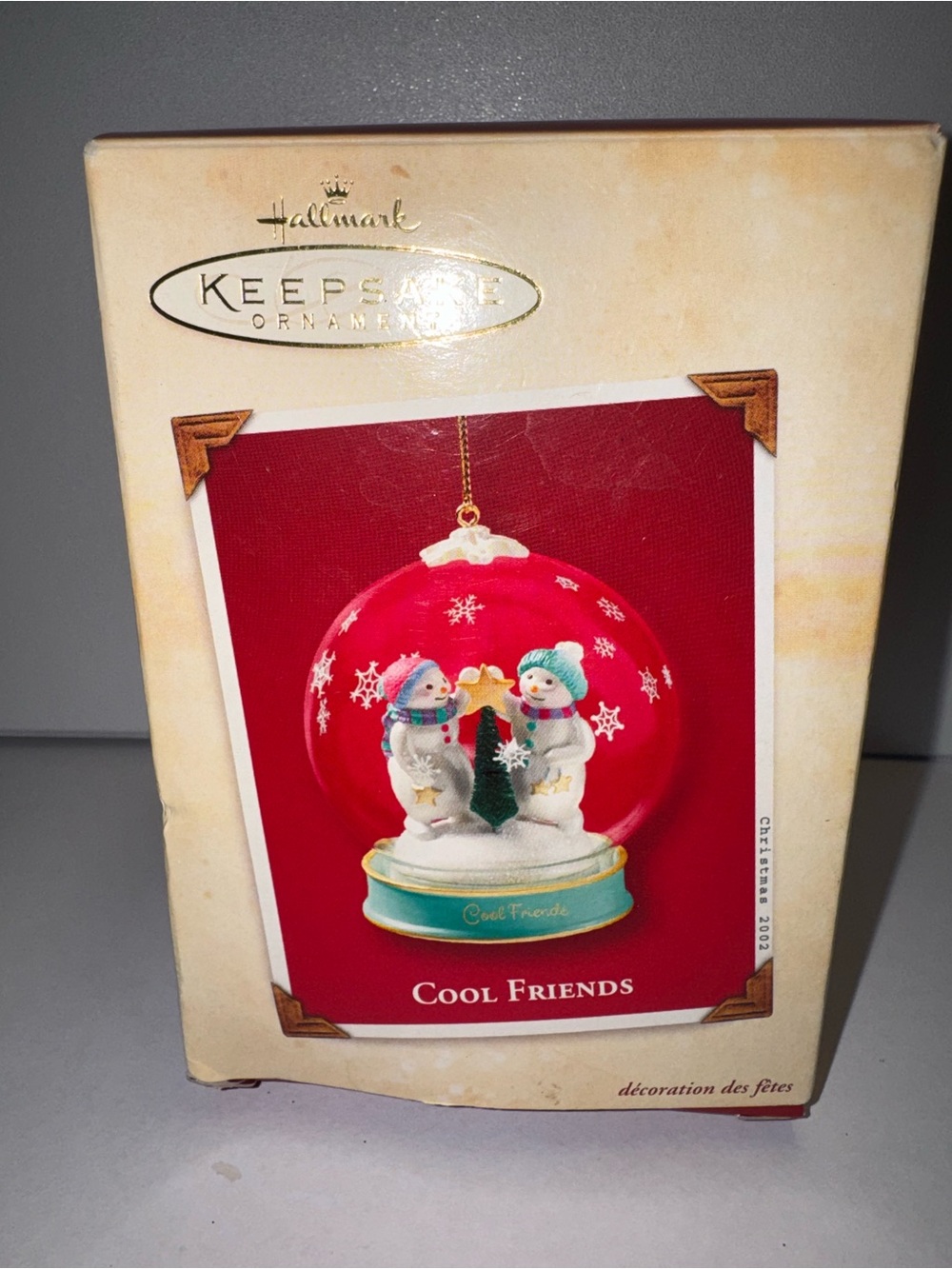 Hallmark Red and Green 'Cool Friends' Snowman Ornament